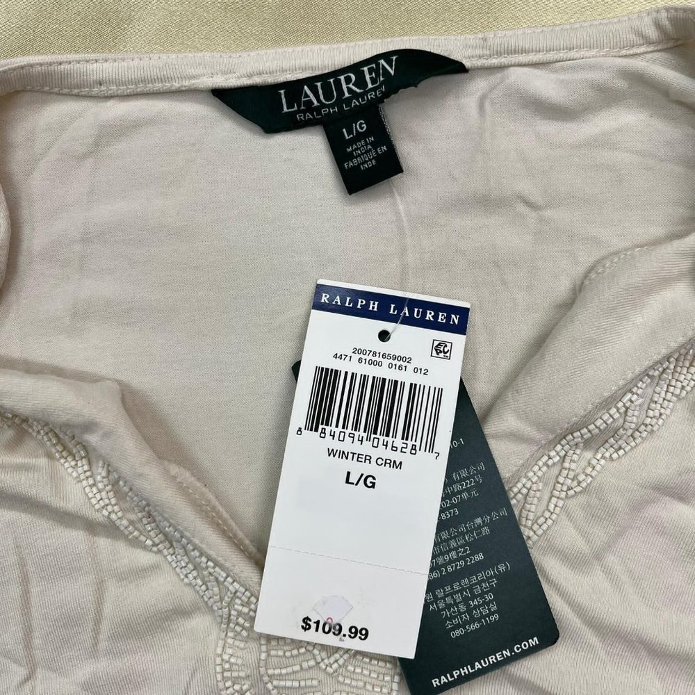 NWT Lauren Ralph Lauren 1pc top - Picture 3 of 8